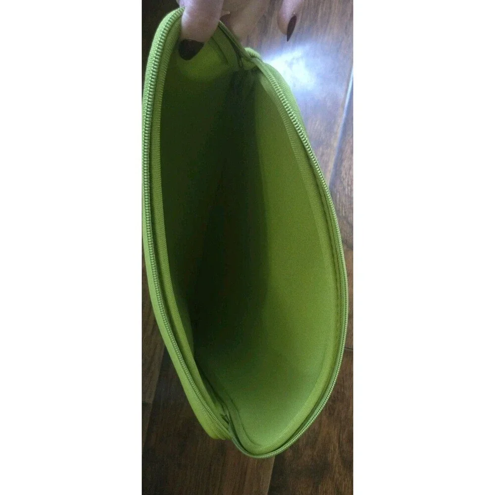 Arvok Multi Size 11 11.6 12 Inch Laptop Sleeve Pocket Case Lime Green Full Zip
